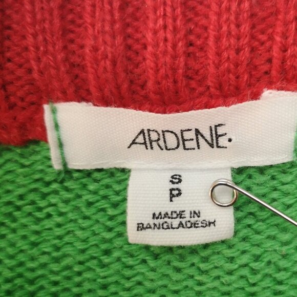 Ardene Ladies Size Small "Gangster Wrapper" Holiday Themed Sweater - Picture 3 of 9